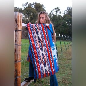 Artisanal Ecuadorian Alpaca Poncho